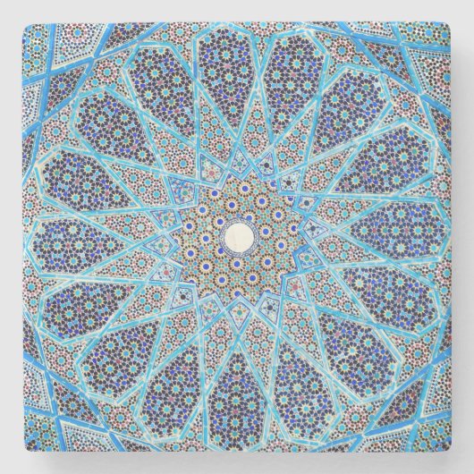 Blauer Orient Steinuntersetzer (Vorderseite)
