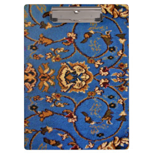 Blauer Orientalischer Teppich Klemmbrett