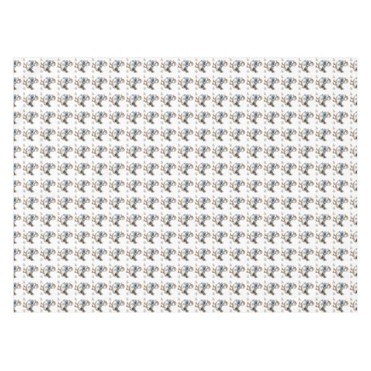 Blauer Osterente Tischdecke (Vorderseite (Horizontal))