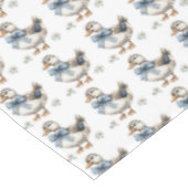 Blauer Osterente Tischdecke (Schrägansicht)