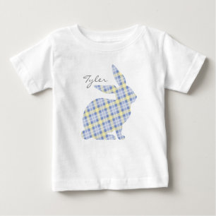 Blauer Osterhasen-grafischer T - Shirt für Kinder