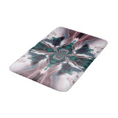 Blauer Ozean Bath Mat Badematte (Schrägansicht)