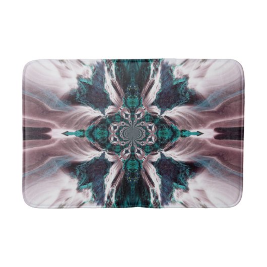 Blauer Ozean Bath Mat Badematte (Vorderseite)