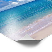 Blauer Ozean | Beach Print Fotodruck (Ecke)