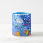 Blauer Ozean Blauer Blauer Himmel Tasse (Zentrum)