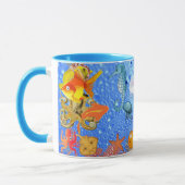 Blauer Ozean Blauer Blauer Himmel Tasse (Links)