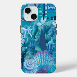 Blauer Ozean-Collage-Handyhülle Case-Mate iPhone Hülle