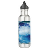 Blauer Ozean Edelstahlflasche (Links)