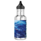 Blauer Ozean Edelstahlflasche (Rechts)