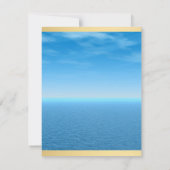 Blauer Ozean - Einladung4 Einladung (Rückseite)