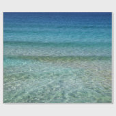 Blauer Ozean Geschenkpapier (Flach)