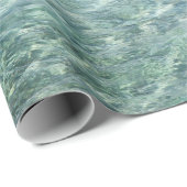 Blauer Ozean Geschenkpapier (Rolleneckpunkt)