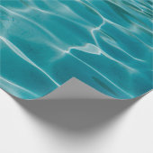 Blauer Ozean Geschenkpapier (Ecke)