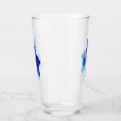 Blauer Ozean Glas (Links)
