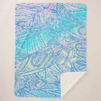 Blauer Ozean - Hawaiisch - Samoan - Polynesischer  Sherpadecke