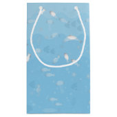 Blauer Ozean-kleine Geschenk-Tasche Kleine Geschenktüte (Rückseite)