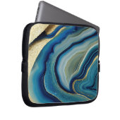Blauer Ozean Laptopschutzhülle (Vorne Rechts)