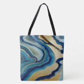 Blauer Ozean Meeresglanz Tasche (Vorderseite)