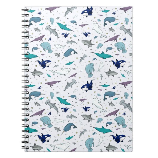 Blauer Ozean Notizblock (Vorderseite)