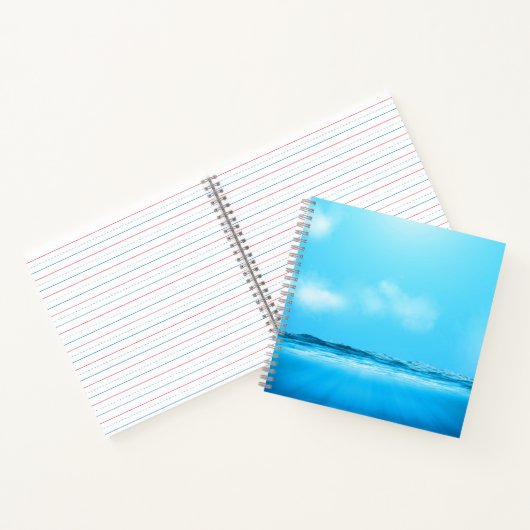 Blauer Ozean Notizblock (Innenseite)