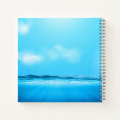 Blauer Ozean Notizblock (Rückseite)