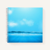 Blauer Ozean Notizblock (Vorderseite)