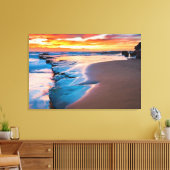 Blauer Ozean Ölgemälde Druckwrap Leinwanddruck (Insitu (Wohnzimmer))