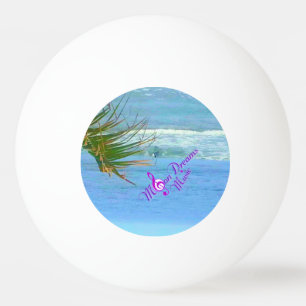 Blauer Ozean Pink Pong Ball Tischtennisball