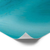 Blauer Ozean Poster (Ecke)