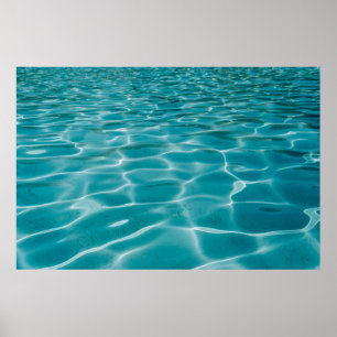 Blauer Ozean Poster