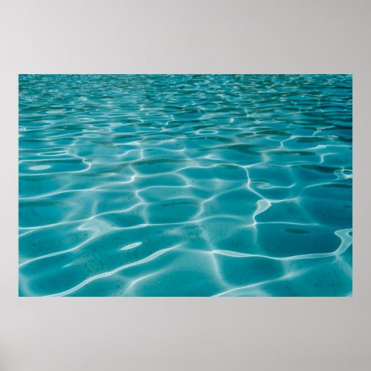 Blauer Ozean Poster (Vorne)