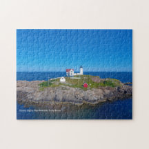 Blauer Ozean Retro-Reise Nubble Lighthouse