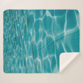 Blauer Ozean Sherpadecke (Vorderseite (Horizontal))