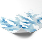 Blauer Ozean sieht dich bald Sommer benutzerdefini Poster (Ecke)