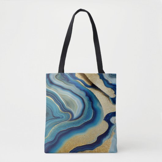 Blauer Ozean Tasche (Vorderseite)