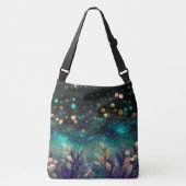 Blauer Ozean Tragetaschen Mit Langen Trägern (Vorderseite)