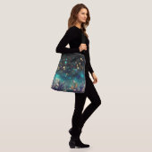 Blauer Ozean Tragetaschen Mit Langen Trägern (Am Model)