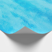 Blauer Ozean-tropisches nautischmeer Geschenkpapier (Ecke)