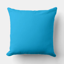 Blauer Ozean Uni, Modern, Einfach, Trendig Kissen