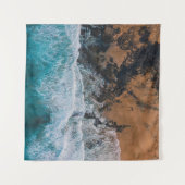 BLAUER OZEAN WANDTEPPICH (Vorderseite (Horizontal))