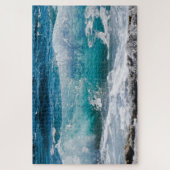 Blauer Ozean Waves & Rocks, Vs 2 Puzzle (Vertikal)