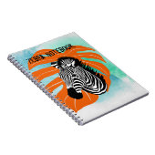 Blauer Ozean Zebra Notizblock (Rechte Seite)
