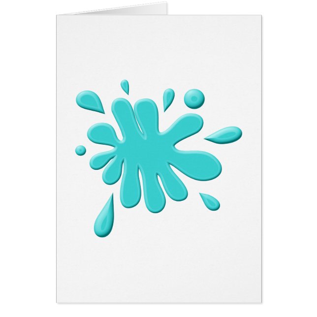 Blauer Paint Splodge (Vorne)