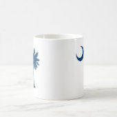 Blauer Palmetto Kaffeetasse (Mittel)
