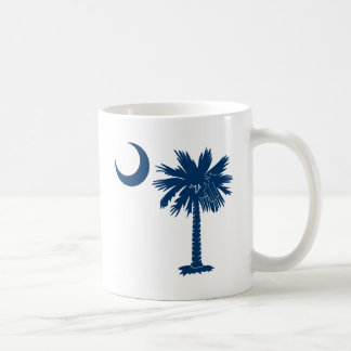Blauer Palmetto Kaffeetasse