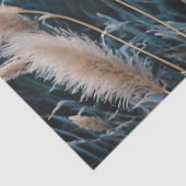 Blauer Pampelgras Seidenpapier (Detail)