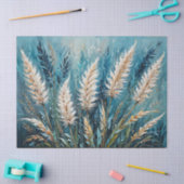 Blauer Pampelgras Seidenpapier (Basteln)