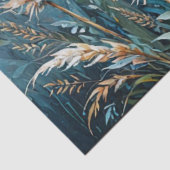 Blauer Pampelgras Seidenpapier (Detail)