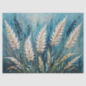 Blauer Pampelgras Seidenpapier (Vorderseite)