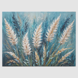 Blauer Pampelgras Seidenpapier